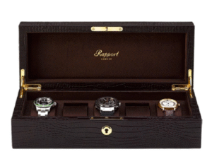 Rapport London- Brompton Crocodile 5 Watch Collector Box- L263