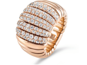 Hulchi Belluni - Tresore Ring - Rose Gold & Diamonds