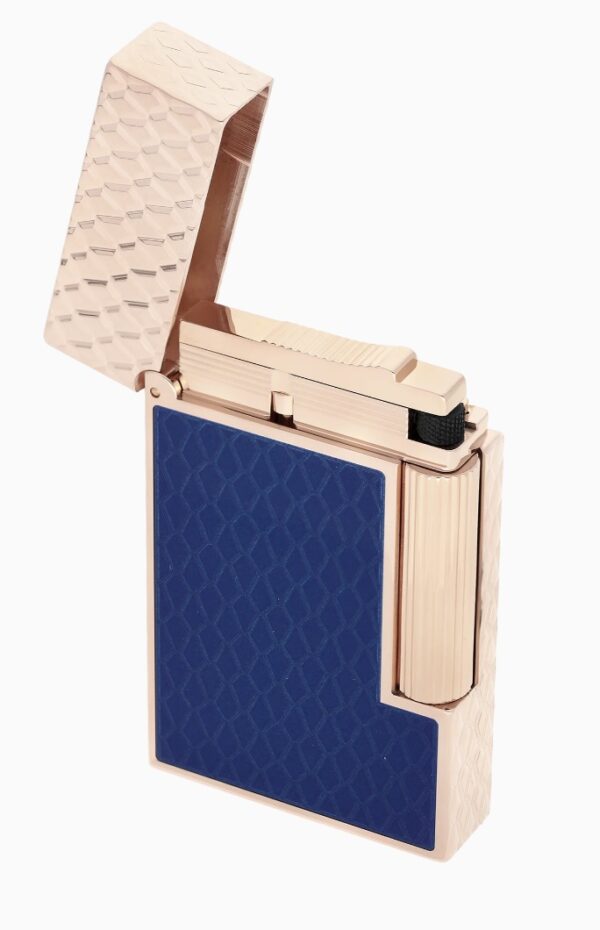 Ligne 2 Guilloche under Laquer Royal Blue - Image 3