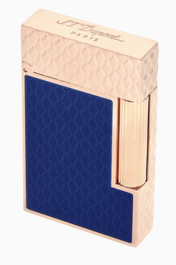 Ligne 2 Guilloche under Laquer Royal Blue - Image 4
