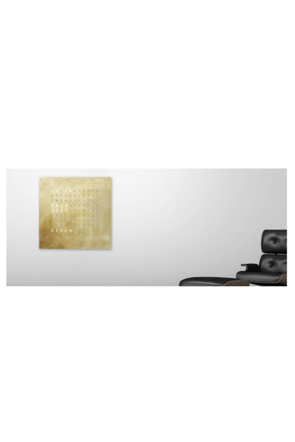QLOCKTWO Large Creator's Edition 24K LEAF GOLD - Image 2