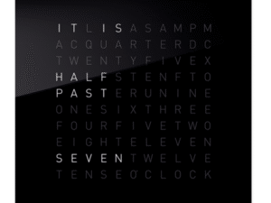 QLOCKTWO Classic Black Ice Tea