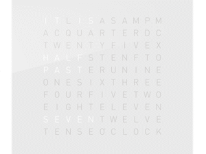 QLOCKTWO Classic Vanilla Sugar