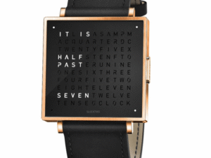 QLOCKTWO- W39 Rose Black